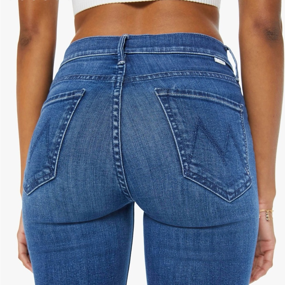 Mother Mid-rise Dazzler Ankle Fray Jeans